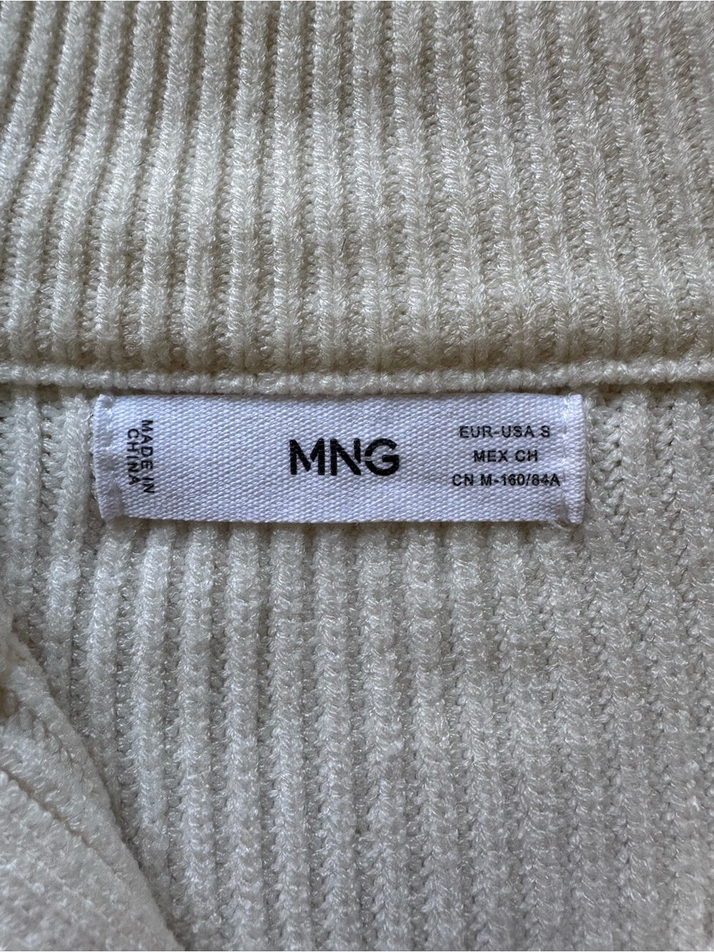 Mango Striped Sweater with Zipper - Picture 5 of 14